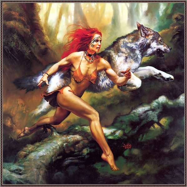 Борис Вальехо и Джулия Белл картины