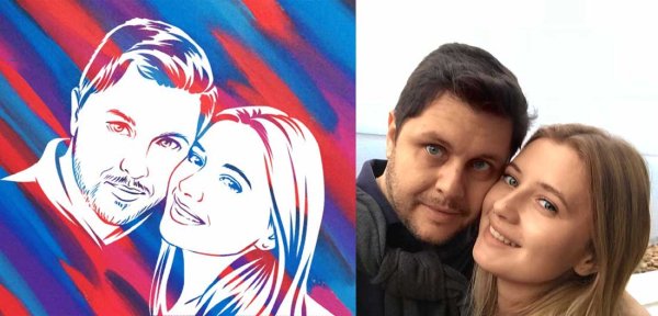 Портрет на холсте красками отклеивать