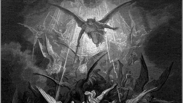 Гюстав Доре падение Люцифера