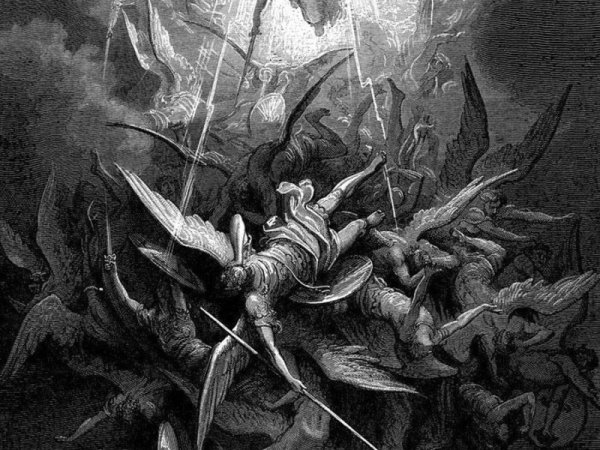 Падение Люцифера картина Барков