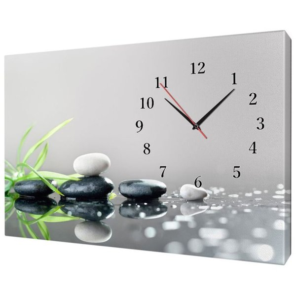 Часы на холсте настенные