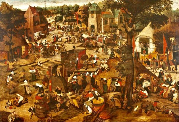 Питер брейгель ярмарка с театральным представлением