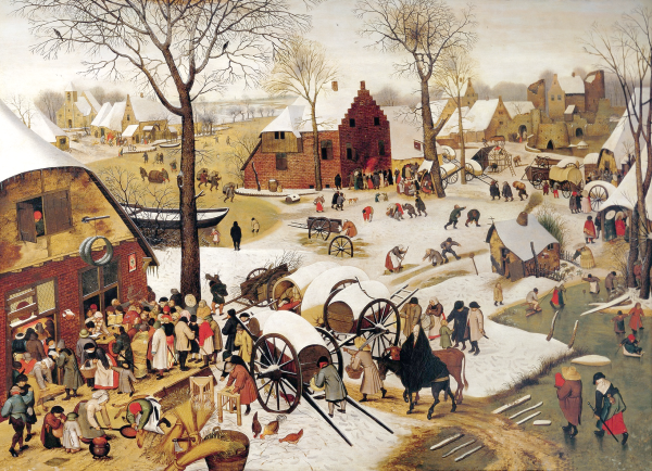 Питер брейгель старший перепись в Вифлееме 1566