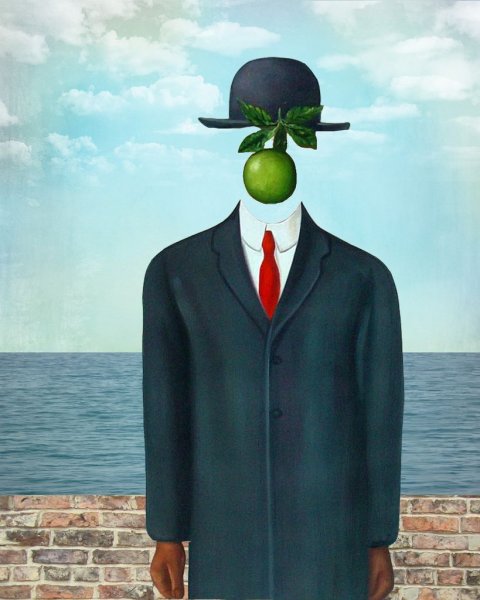 Рене Магритта сын человеческий