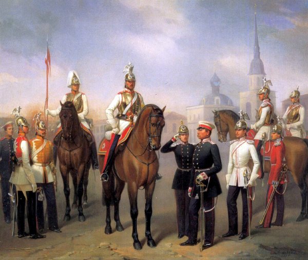 Картина бойцы поют