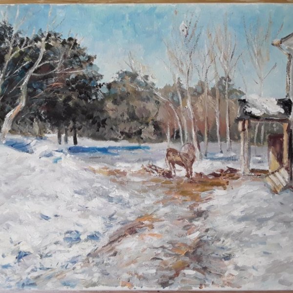 Исаак Левитан март картина