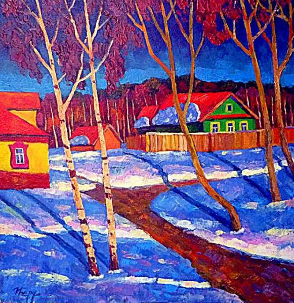 И. Левитана «март» и «ранняя Весна».