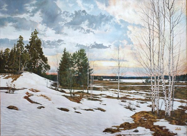 Художник Александр Александровский картины Весна