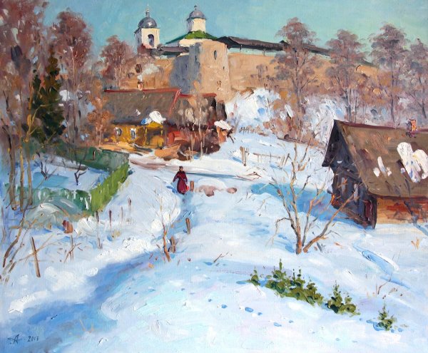 Исаак Левитан. «Весна в лесу» (1882, ГТГ).