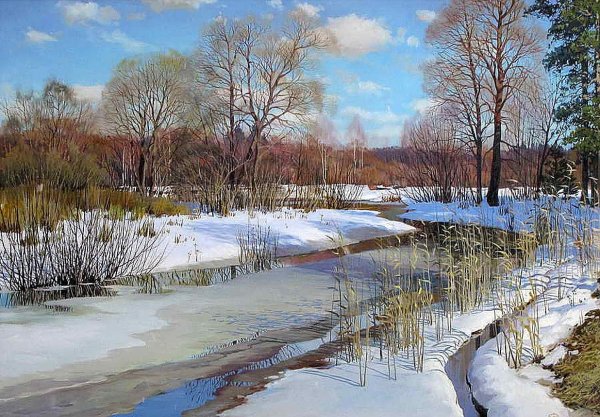 Мартовский день картина