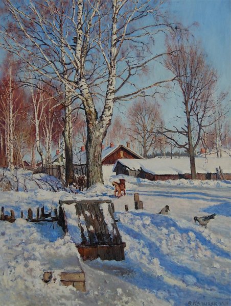 Зимние пейзажи Сергея Панина