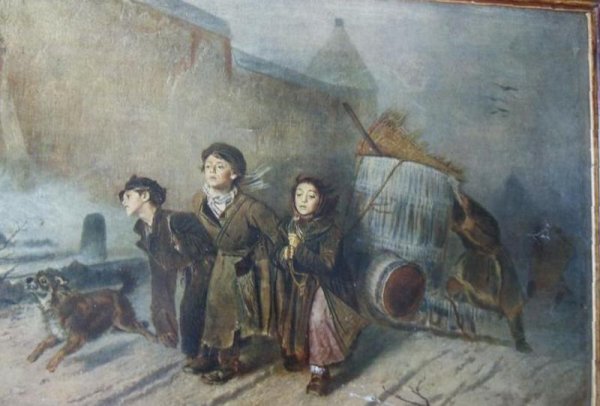 Василий Перов тройка в Третьяковской галерее