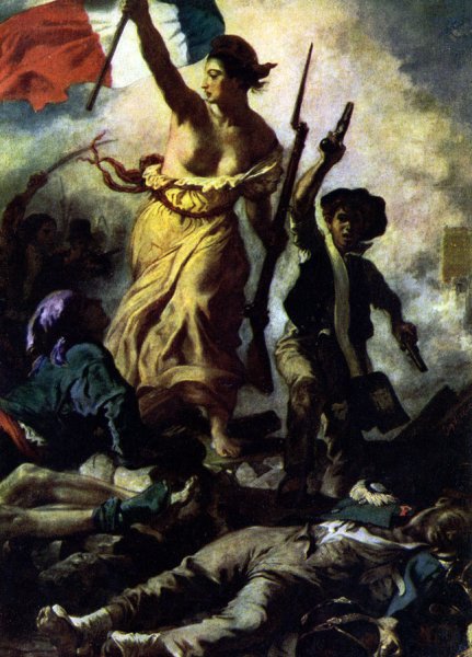 Свобода на Баррикадах Делакруа картина