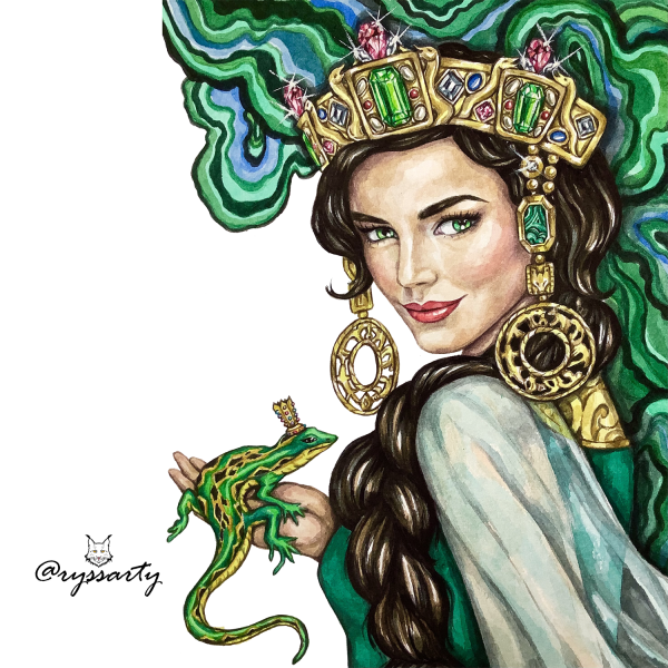 Хозяйка медной горы живопись