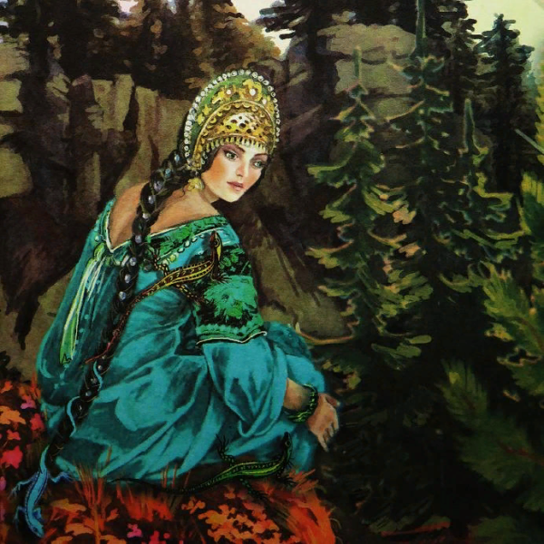 Коровин хозяйка медной горы картина