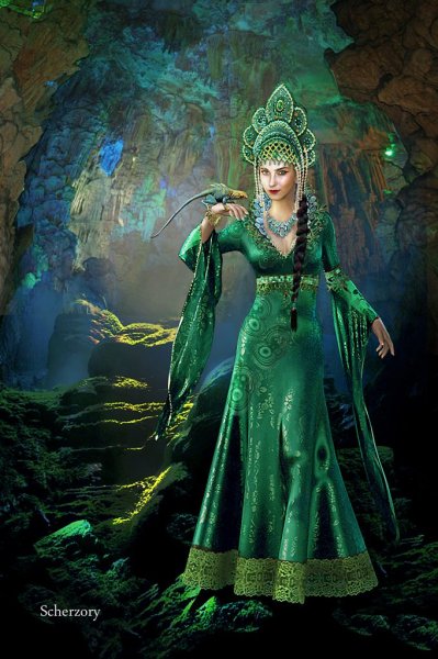 Малахитовая шкатулка хозяйка медной горы