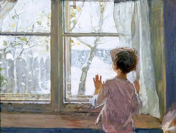 Сергея Андреевича Тутунова «зима пришла. Детство».