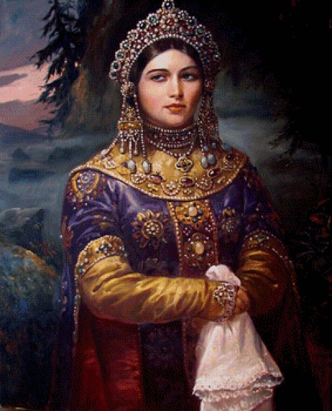 Андрей Алексеевич Шишкин картины кокошник