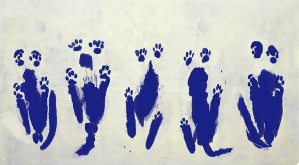 Ив Кляйн Anthropometries of the Blue period