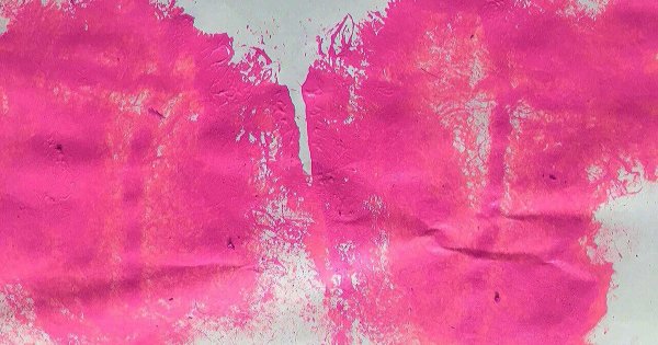 Отпечаток тела на холсте