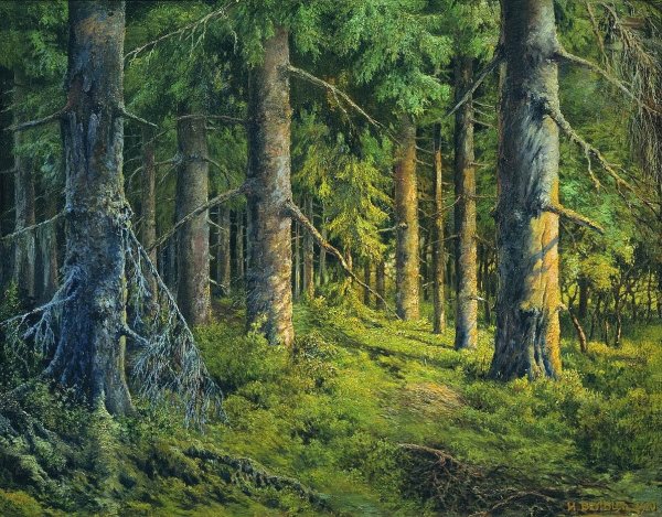 Шишкин Иван Иванович Сосновый лес 1885