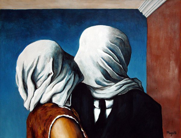 Рене Магритт влюбленные 1928