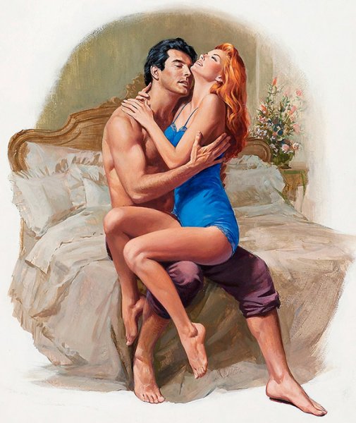 Спящий мужчина в живописи