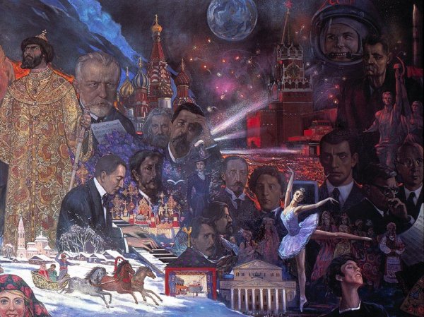 Глазунов Вечная Россия Княжна-пленница