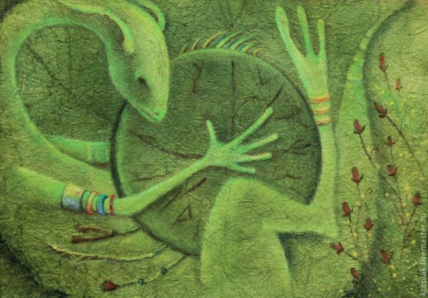 Картины в зеленом цвете