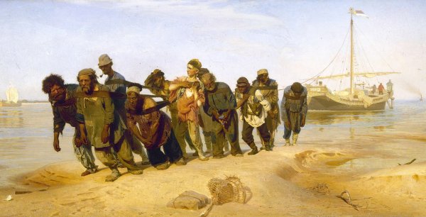 Илья Репин бурлаки