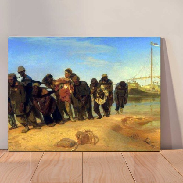 Ильи Репина «бурлаки на Волге»