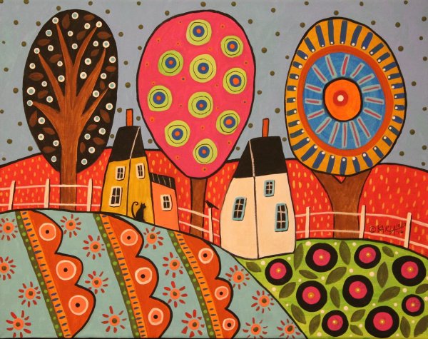 Карла Жерард домики