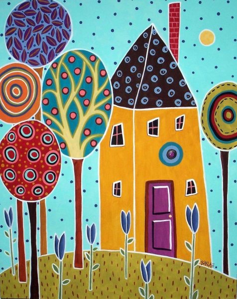 Карла Жерар наивная живопись