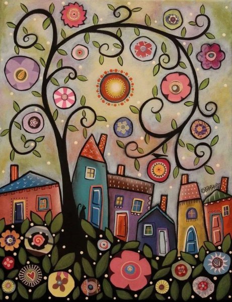 Карла Жерар наивная живопись