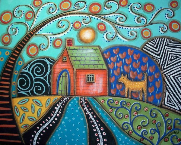 Карла Жерар наивная живопись