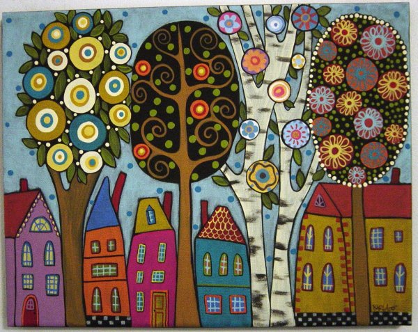 Художница Карла Жерар наивная живопись