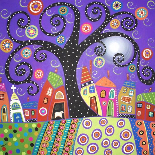 Карла Жерар наивная живопись