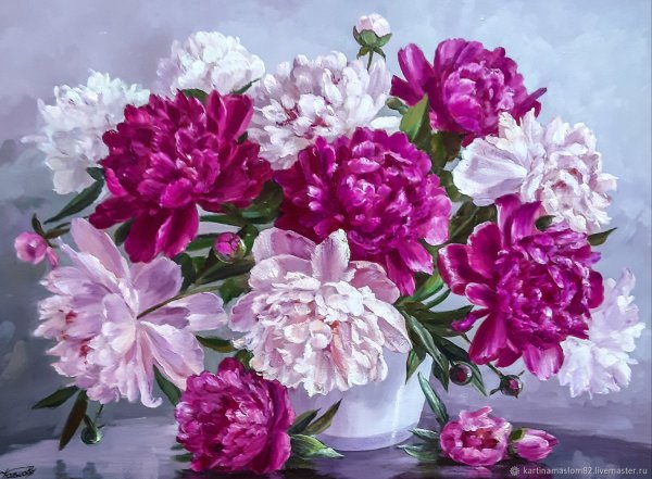 Елохин Павел художник пионы