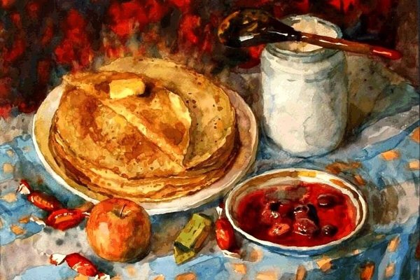 А.Черкашина. "Масленица", 2002 г.