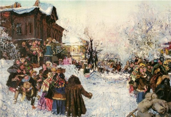 «Масленица». П. Н. грузинский, 1889.