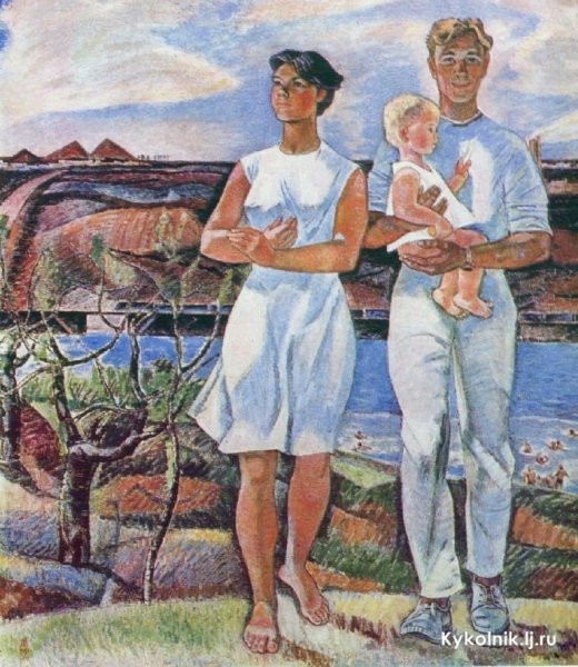 А.П. Любимский и м.а. Рыбальченко. «Первенец». 1971