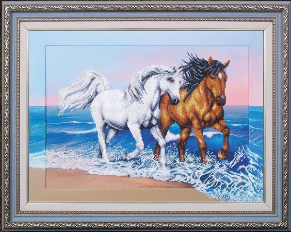 Картина вышитая бисером