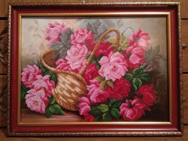 Картина вышитая бисером готовая