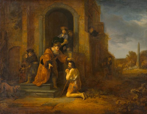 Блудный сын картина Рембрандта