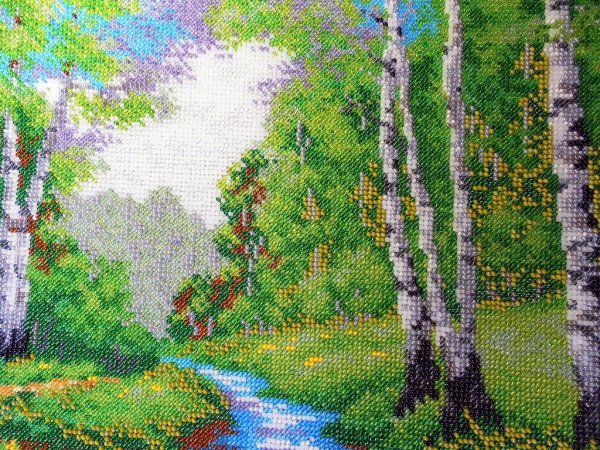 Картины из бисера