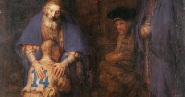 Блудный сын картина Рембрандта