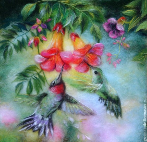 Ксения Мороз шерстяная акварель