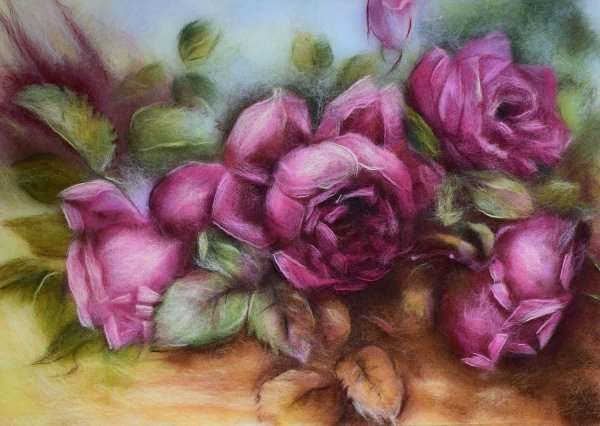 Войлочная акварель