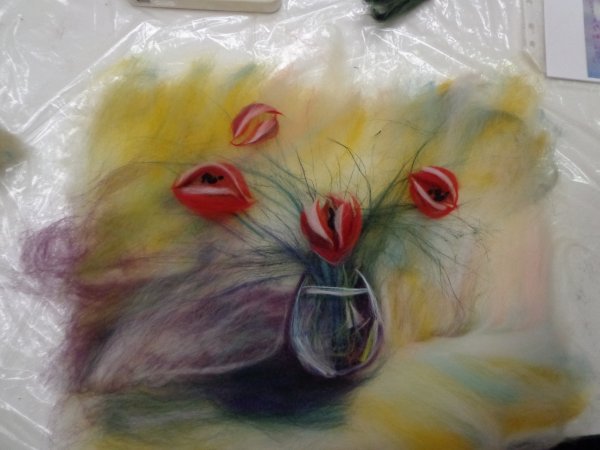 Татьяна Кулешова шерстяная акварель