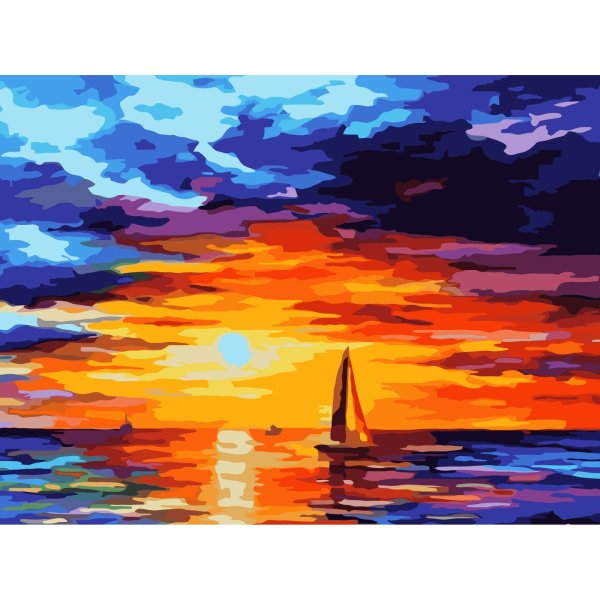 Живопись акрилом на холсте